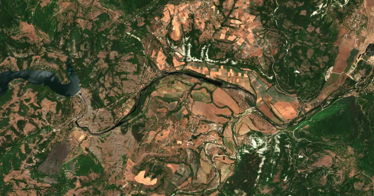Carte satellite de Potochnitsa