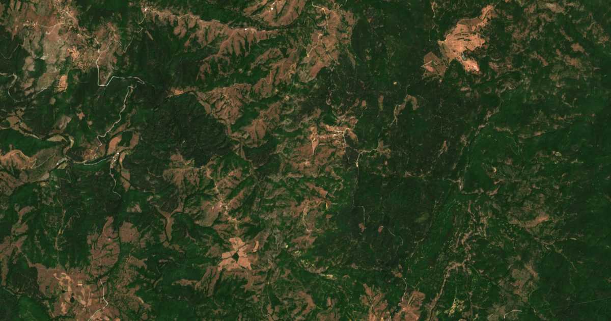 Carte satellite de Siniger