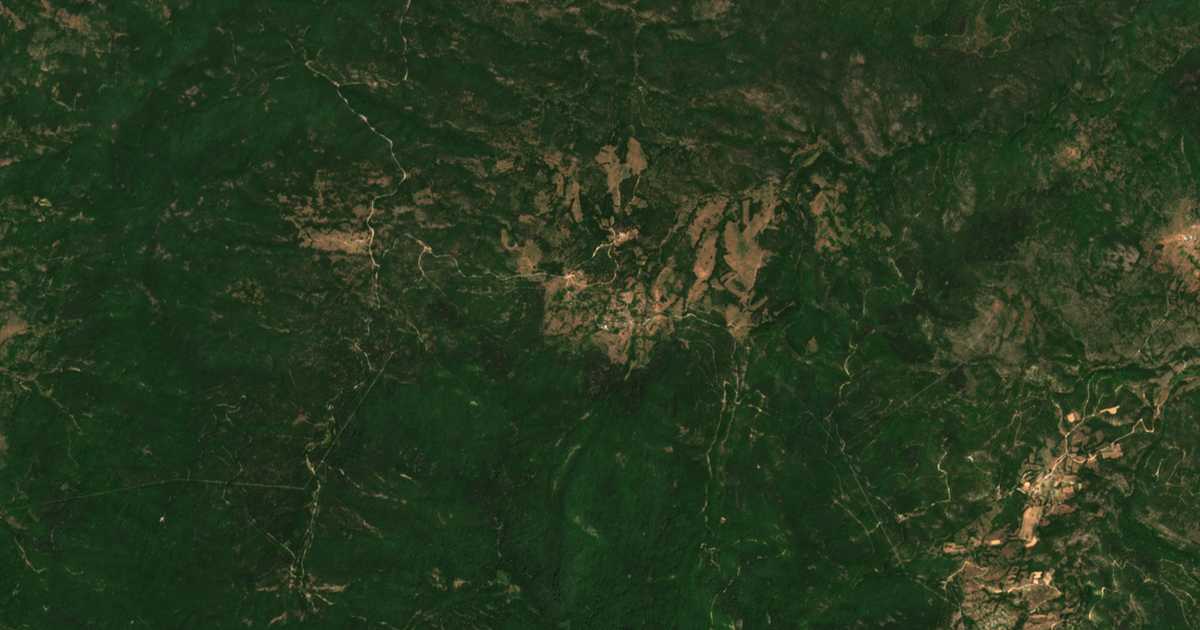 Carte satellite de Strazhets