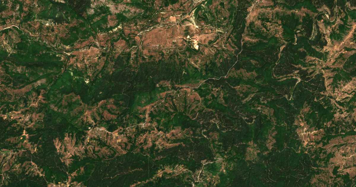 Carte satellite de Topolka