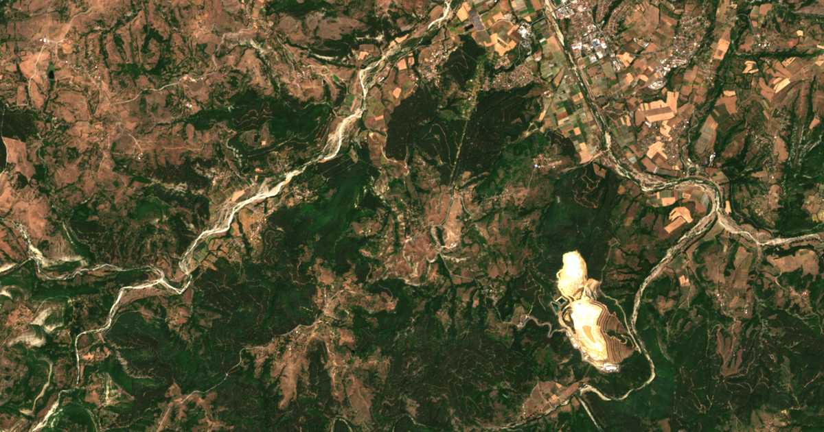 Carte satellite de Zvanarka