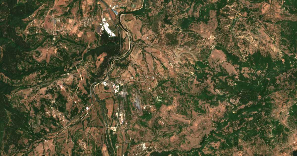 Carte satellite de Gruevo