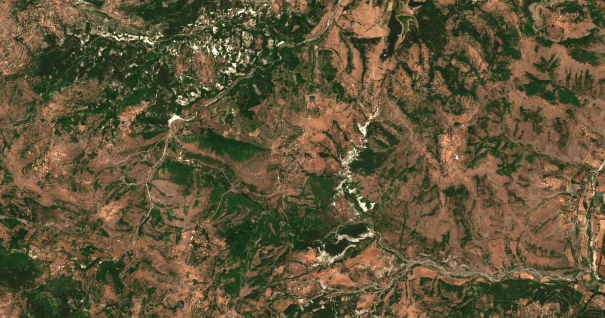 Carte satellite de Lale