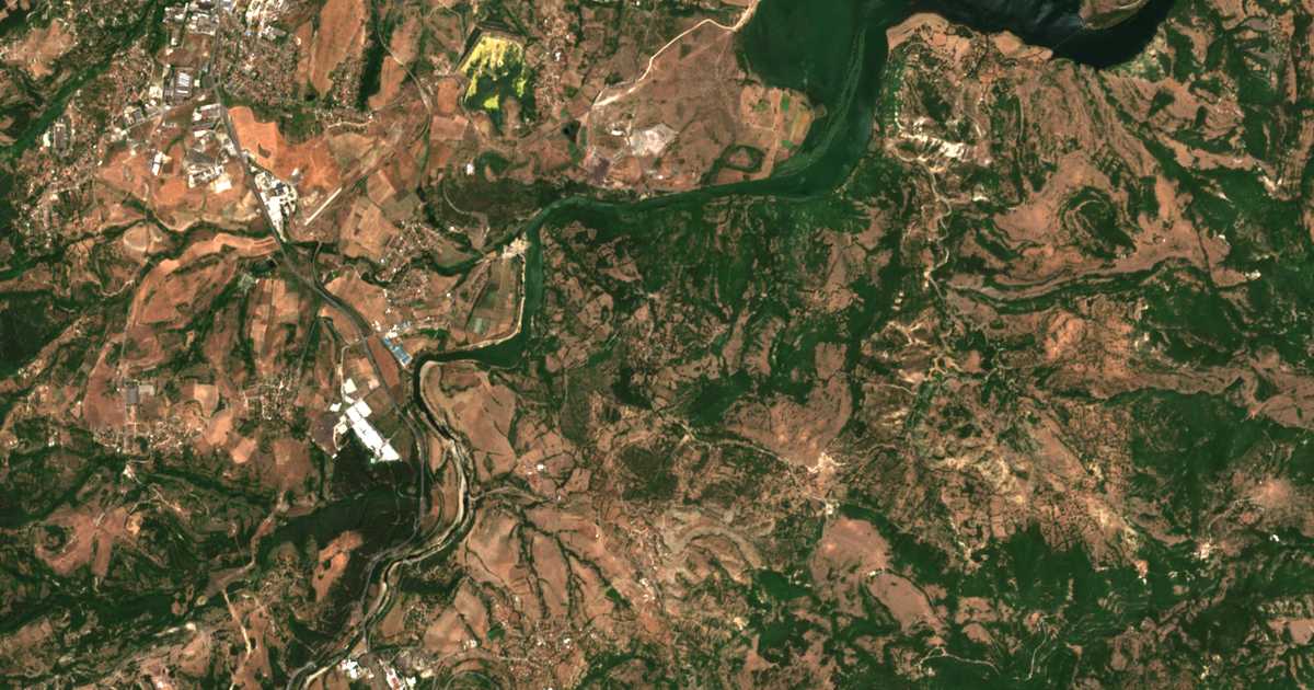 Carte satellite de Letovnik