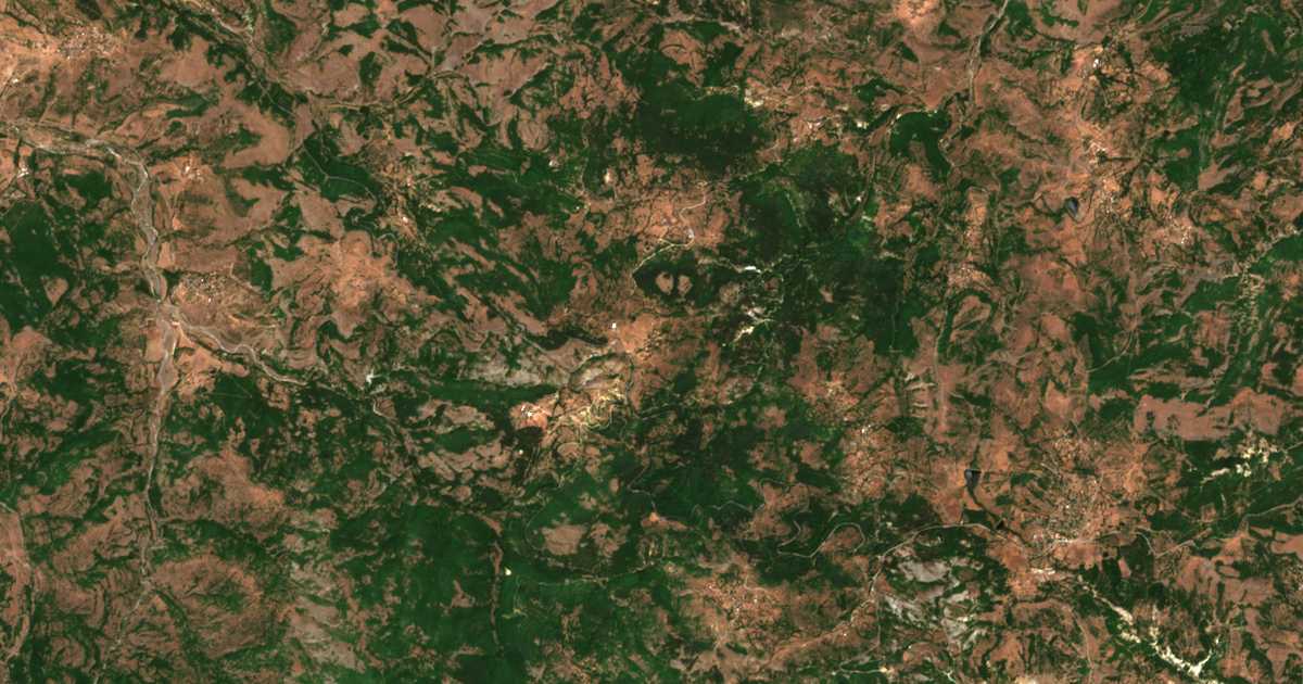 Carte satellite de Piavets