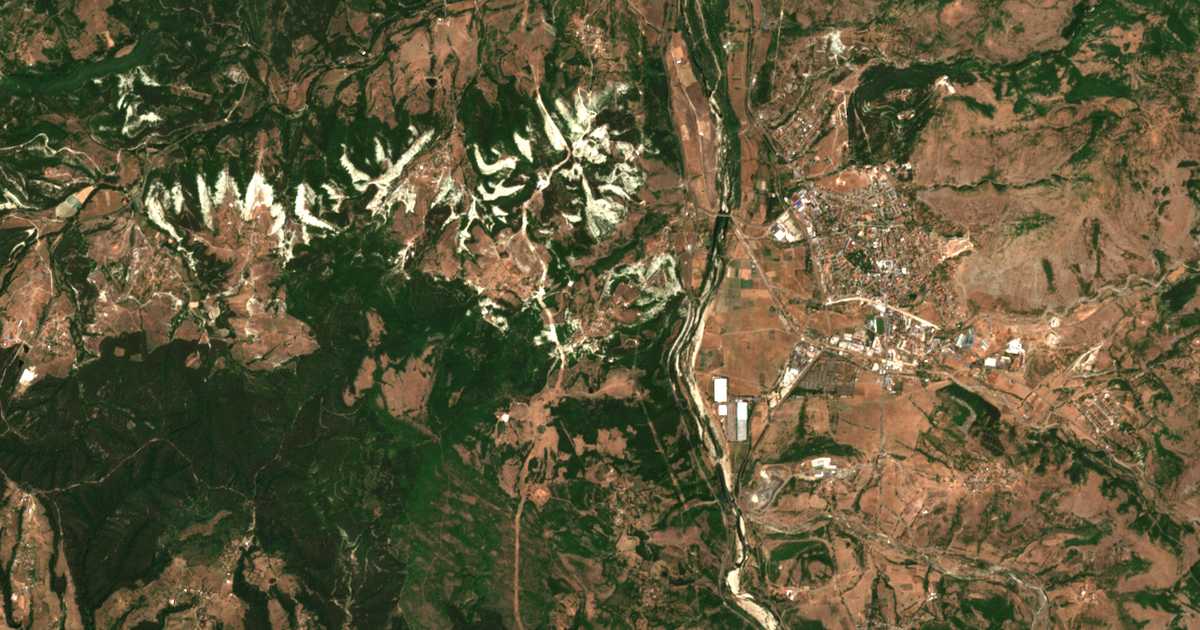 Carte satellite de Sedlari