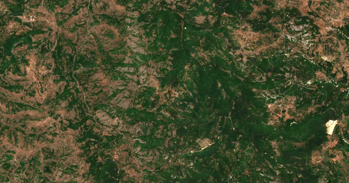 Carte satellite de Sentse