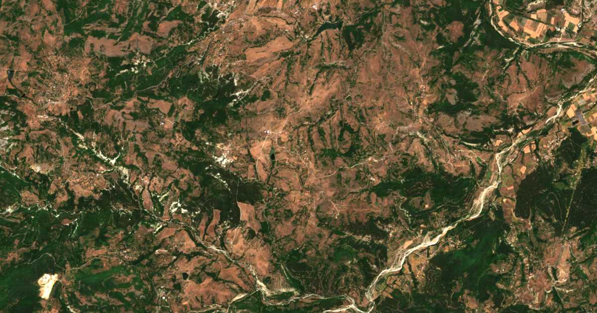 Carte satellite de Sindeltsi
