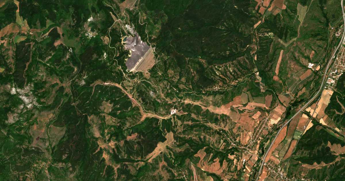 Carte satellite de Kamenik