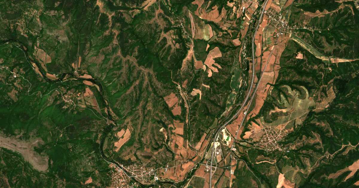 Carte satellite de Sopovo