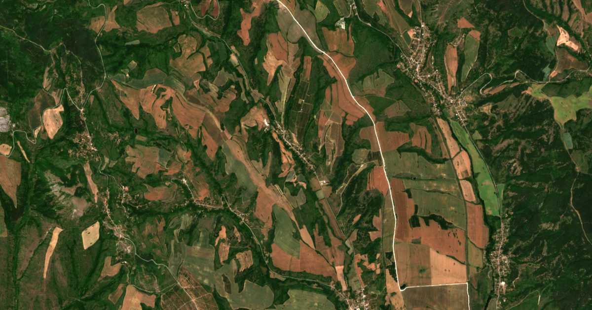 Carte satellite de Babinska Reka