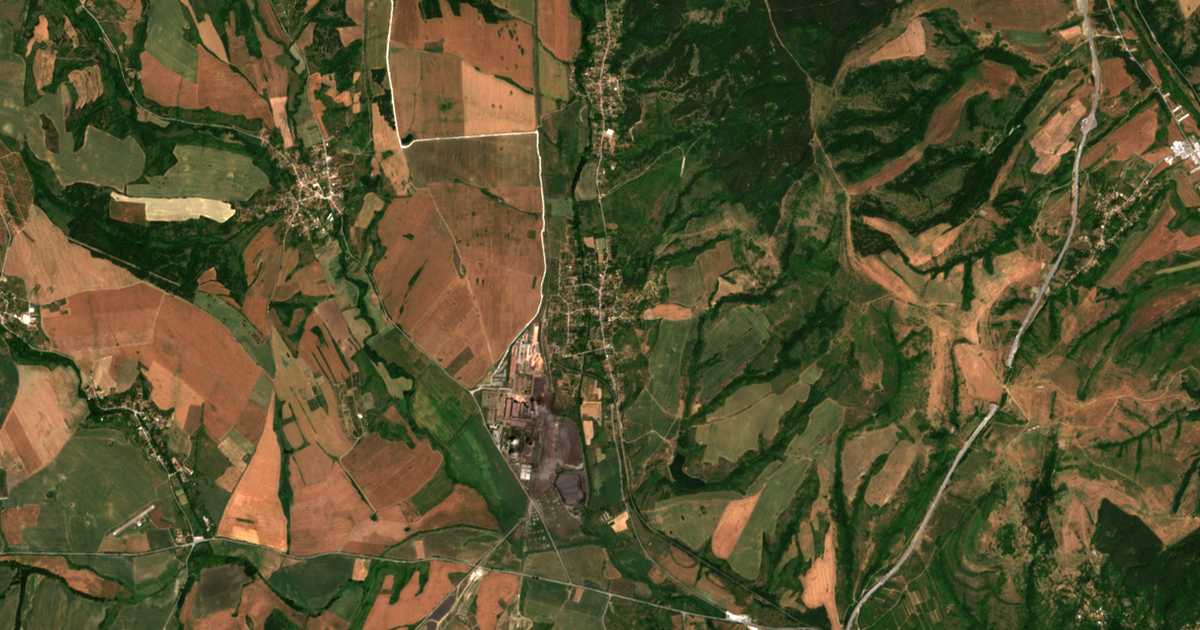 Carte satellite de Golemo Selo