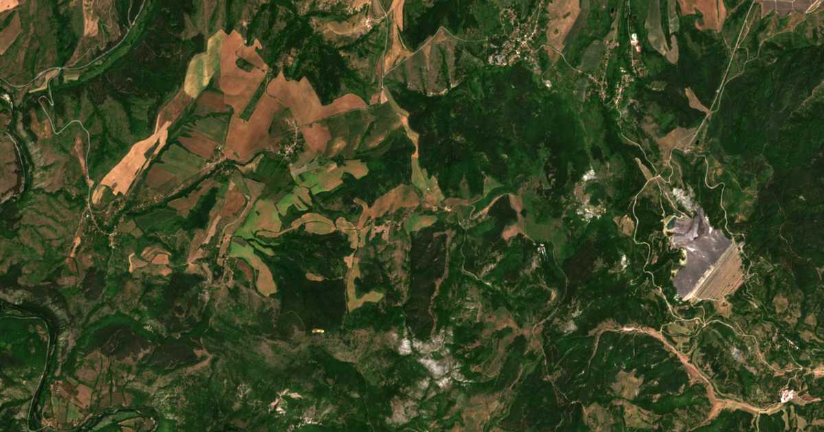 Carte satellite de Lokvata