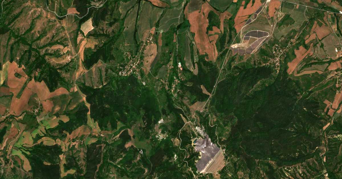 Carte satellite de Mali Varbovnik