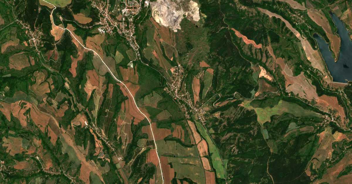 Carte satellite de Mlamolovo