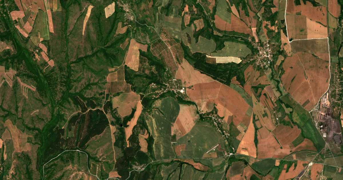 Carte satellite de Shatrovo