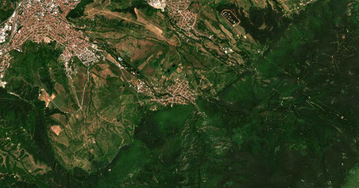 Carte satellite de Bistrica