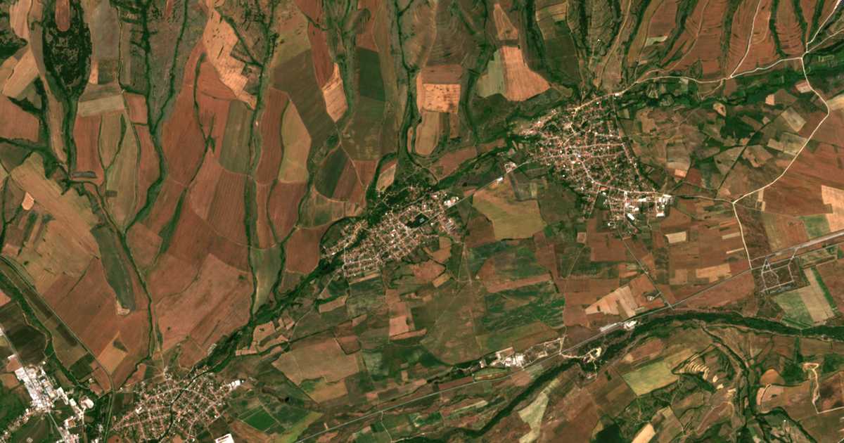 Carte satellite de Cherven Breg