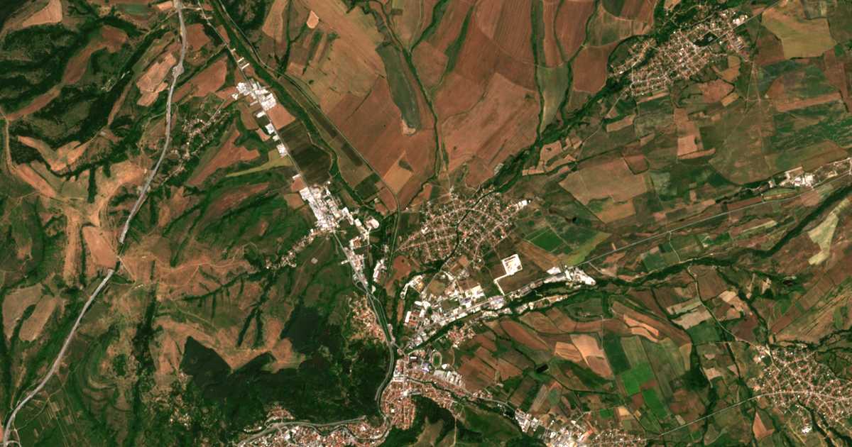Carte satellite de Yahinovo