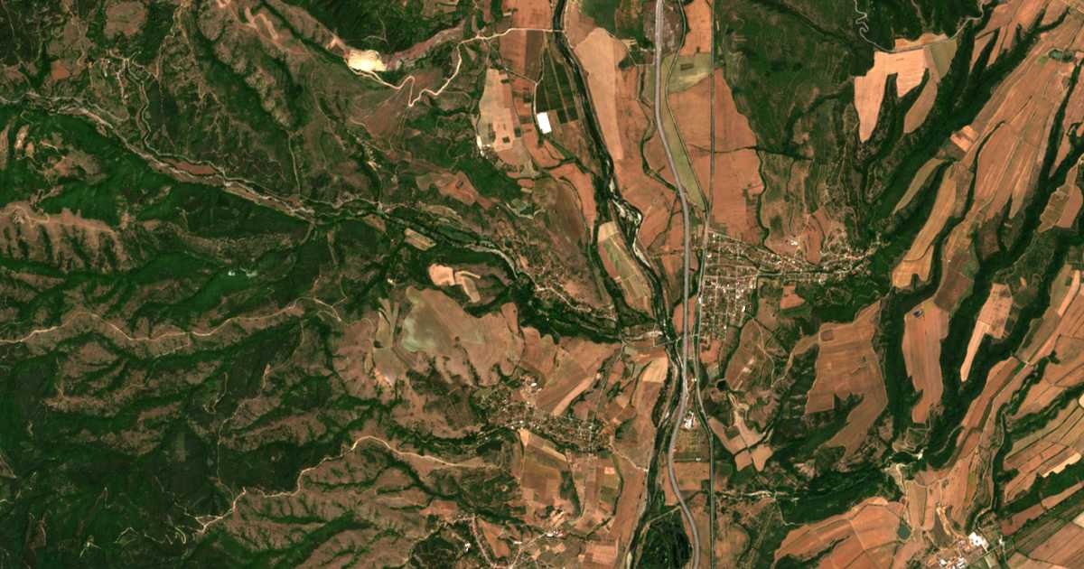 Carte satellite de Dragodan