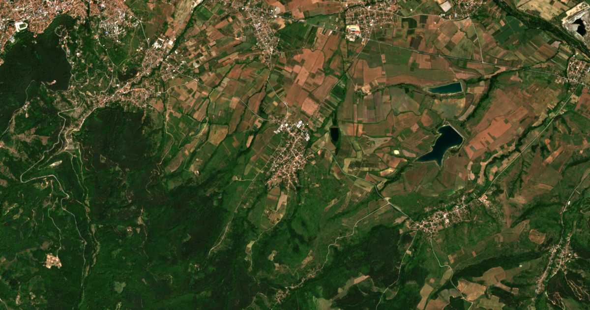 Carte satellite de Granitsa