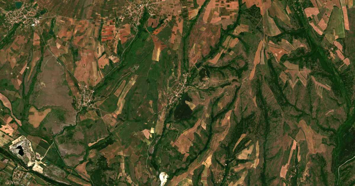 Carte satellite de Lilyach