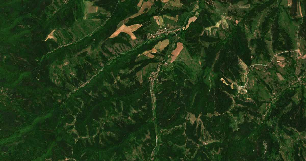 Carte satellite de Rashka Grashtitsa