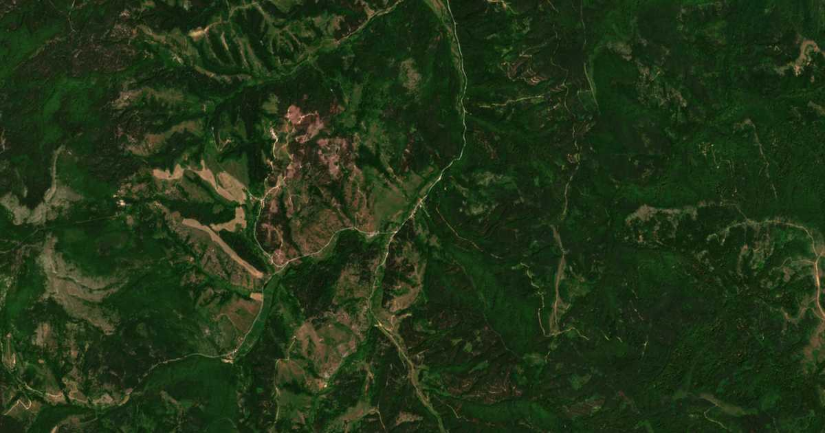 Carte satellite de Tsarvaritsa