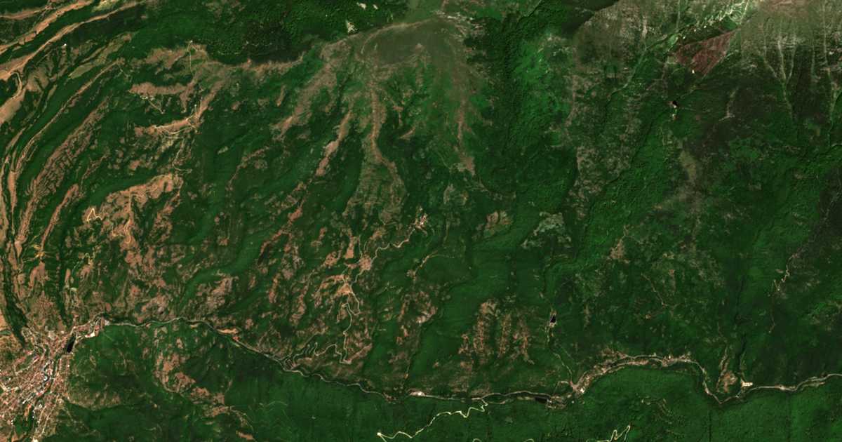 Carte satellite de Padala