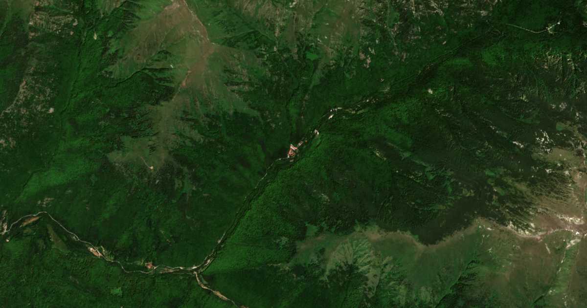 Carte satellite de Rilski manastir