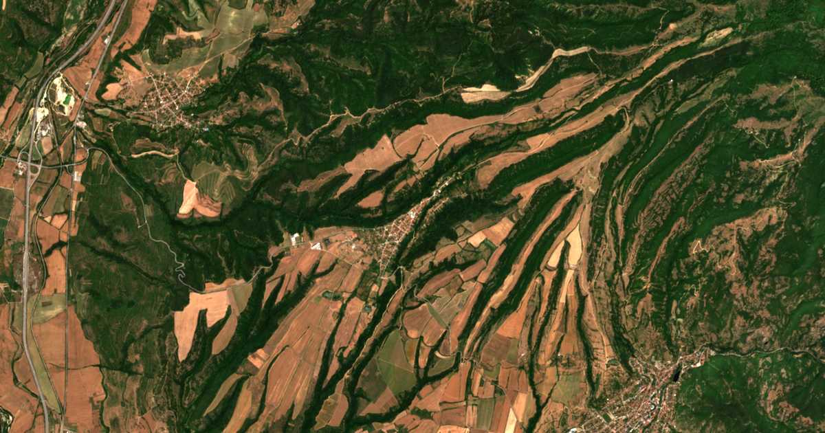 Carte satellite de Smochevo