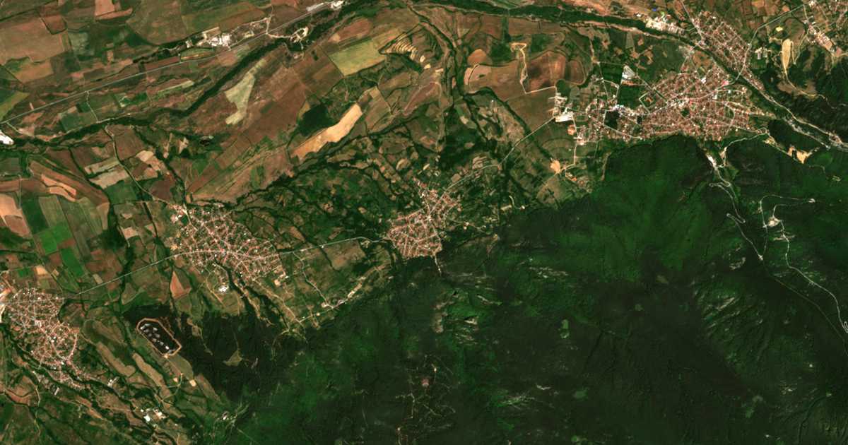 Carte satellite de Ovchartsi