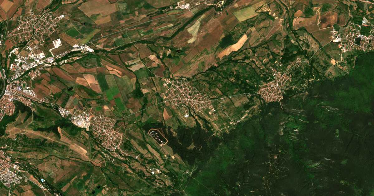 Carte satellite de Resilovo