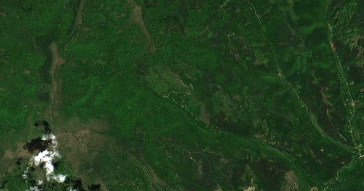 Carte satellite de Metohiya