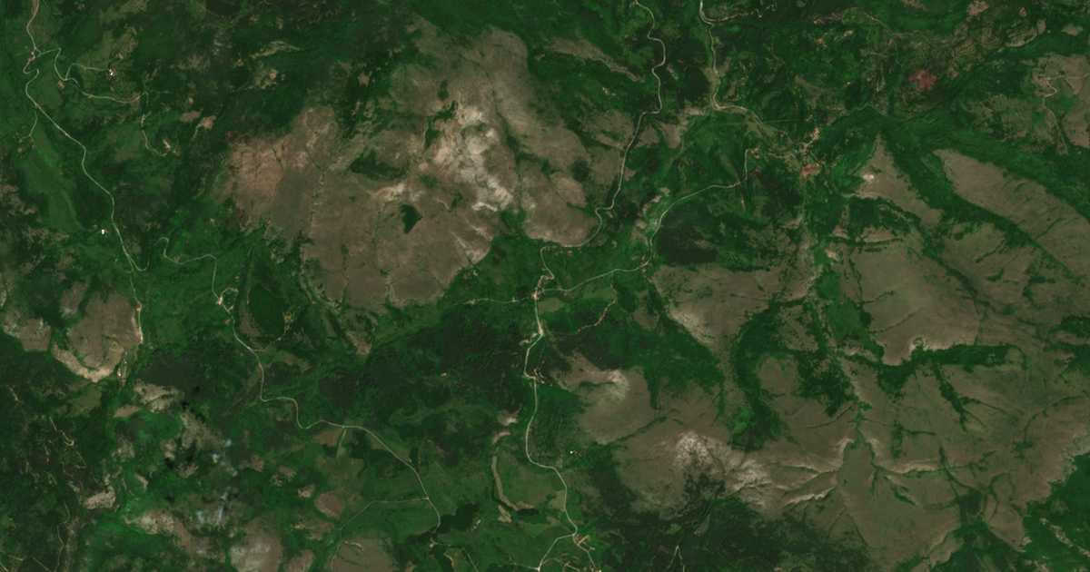 Carte satellite de Sušica