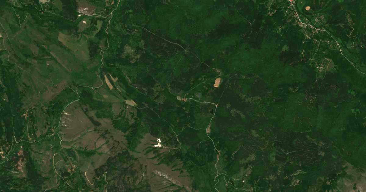 Carte satellite de Ushi