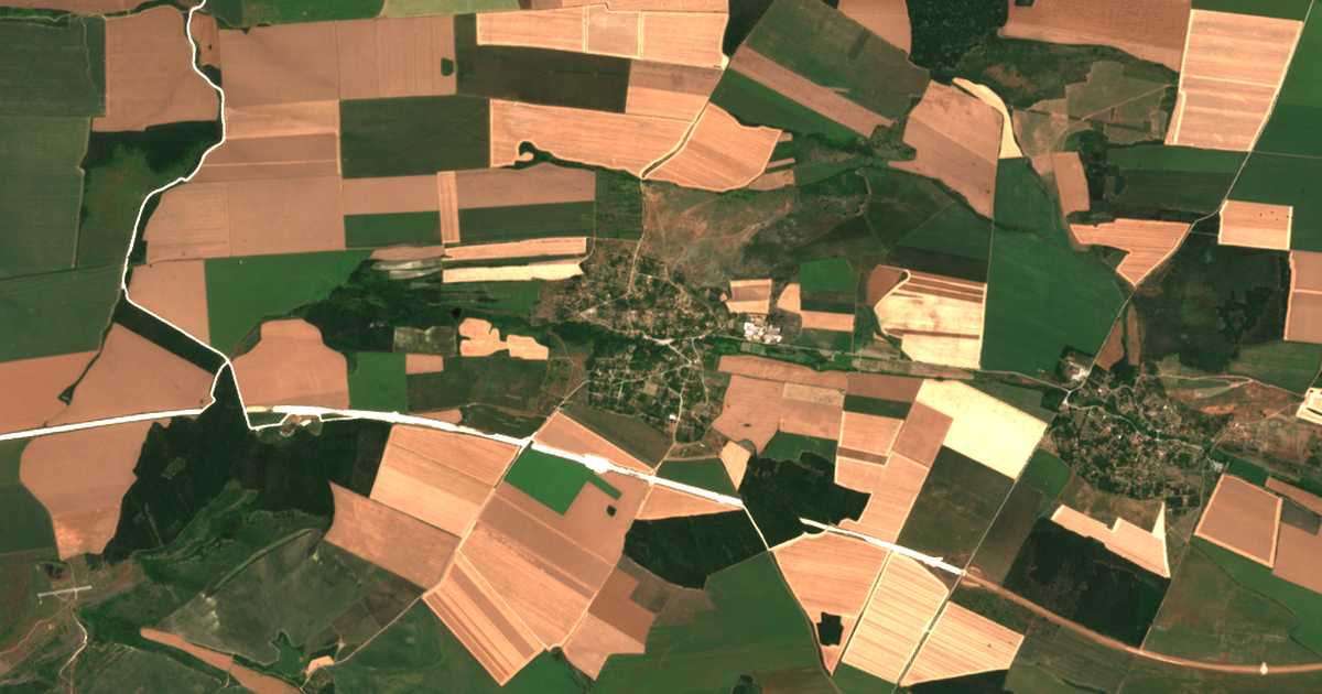 Carte satellite de Vladinja