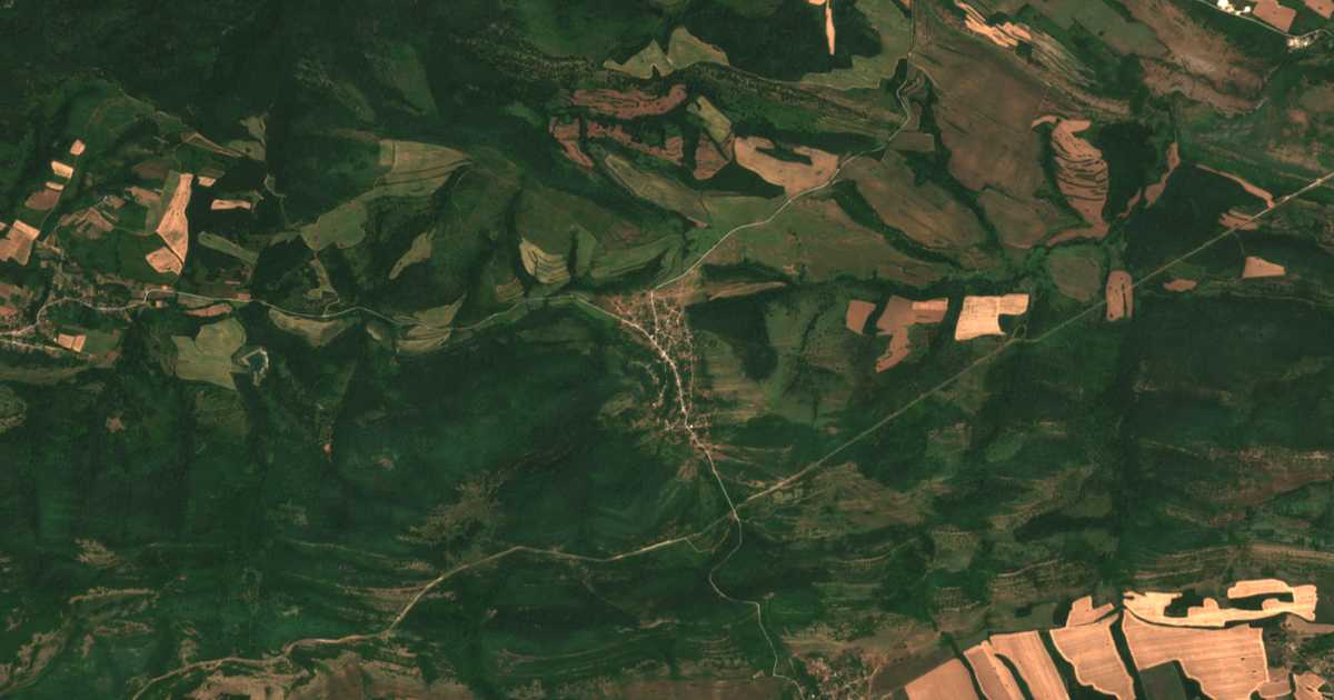 Carte satellite de Belentsi