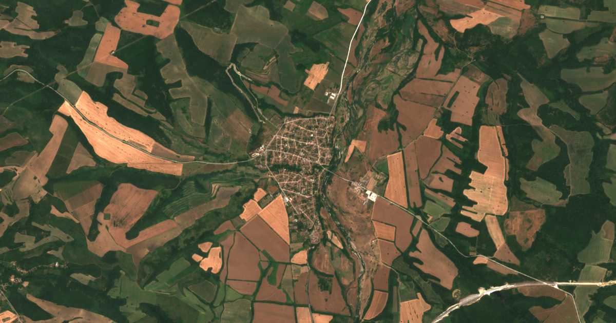 Carte satellite de Dermantsi