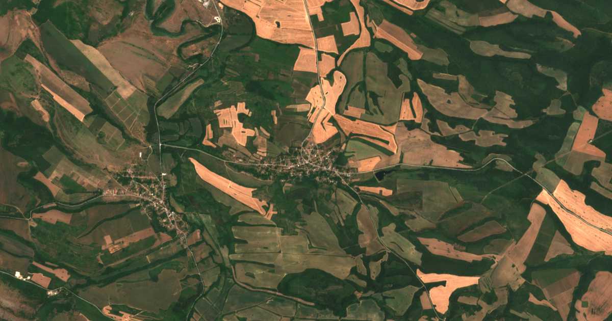 Carte satellite de Todorichene
