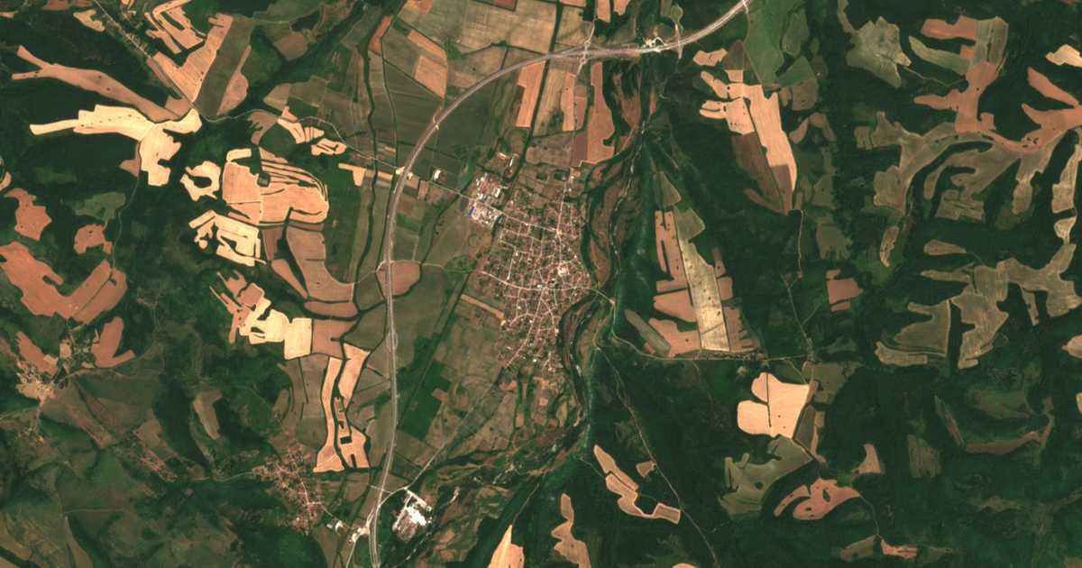 Carte satellite de Toros
