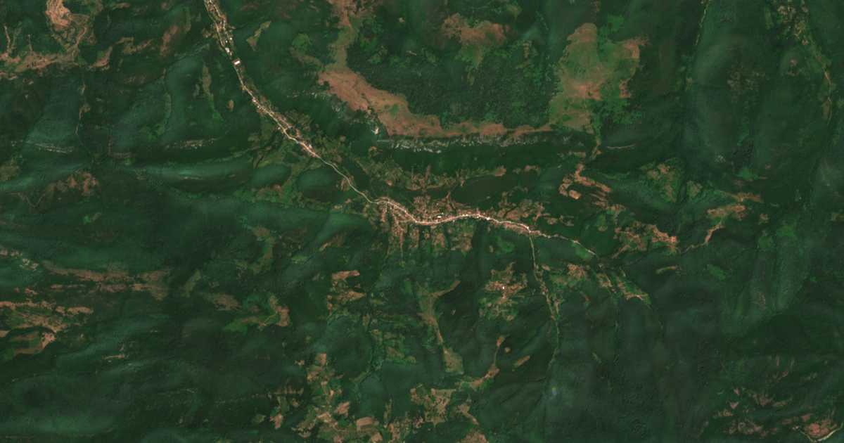 Carte satellite de Glogovo