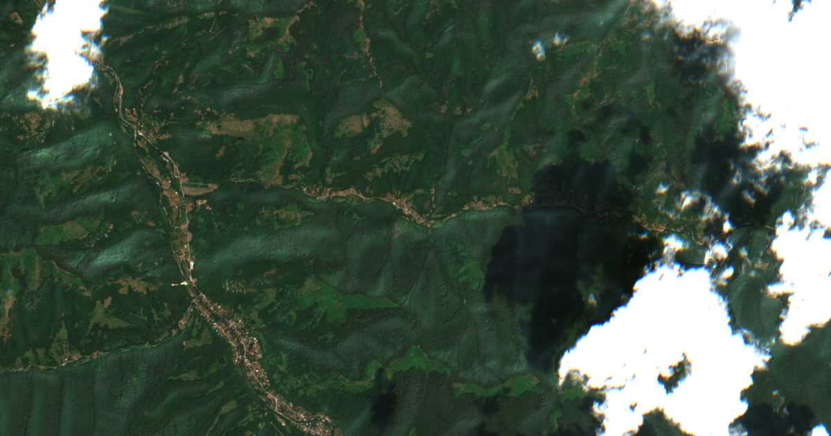 Carte satellite de Vasiljovo