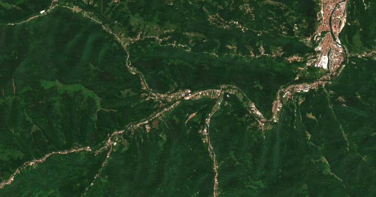 Carte satellite de Beli Osǎm
