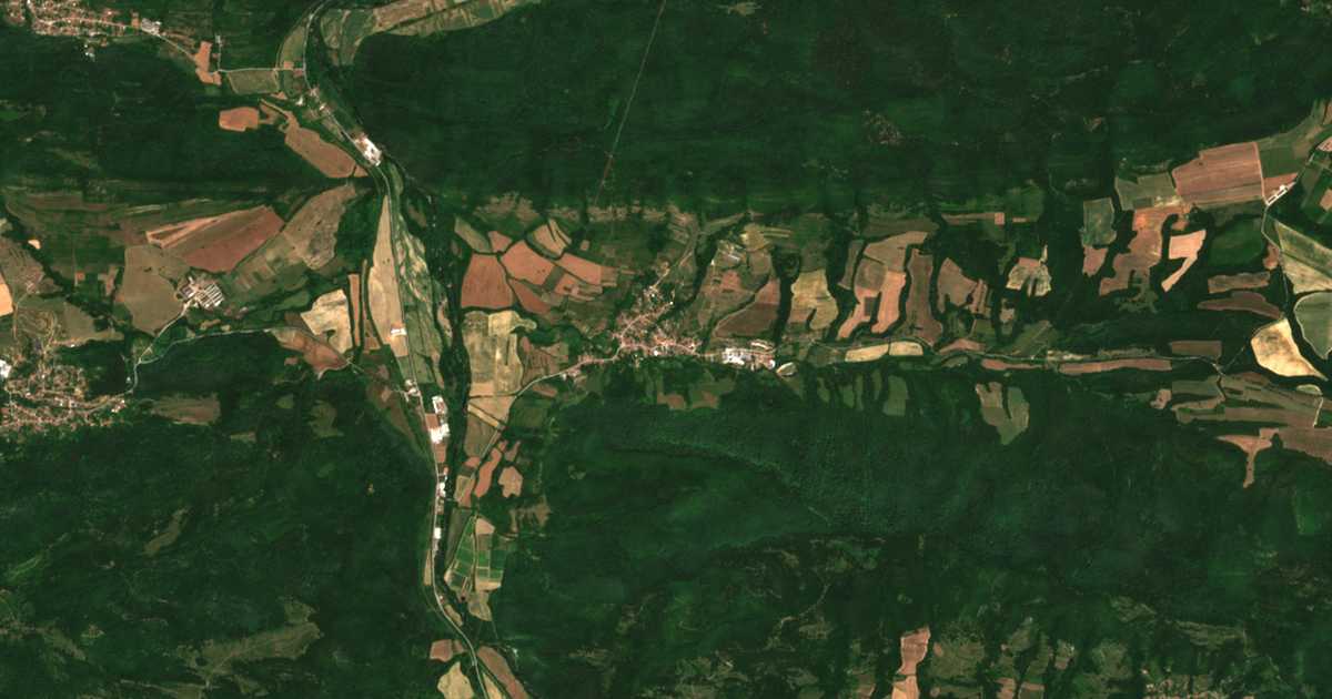 Carte satellite de Dobrodan
