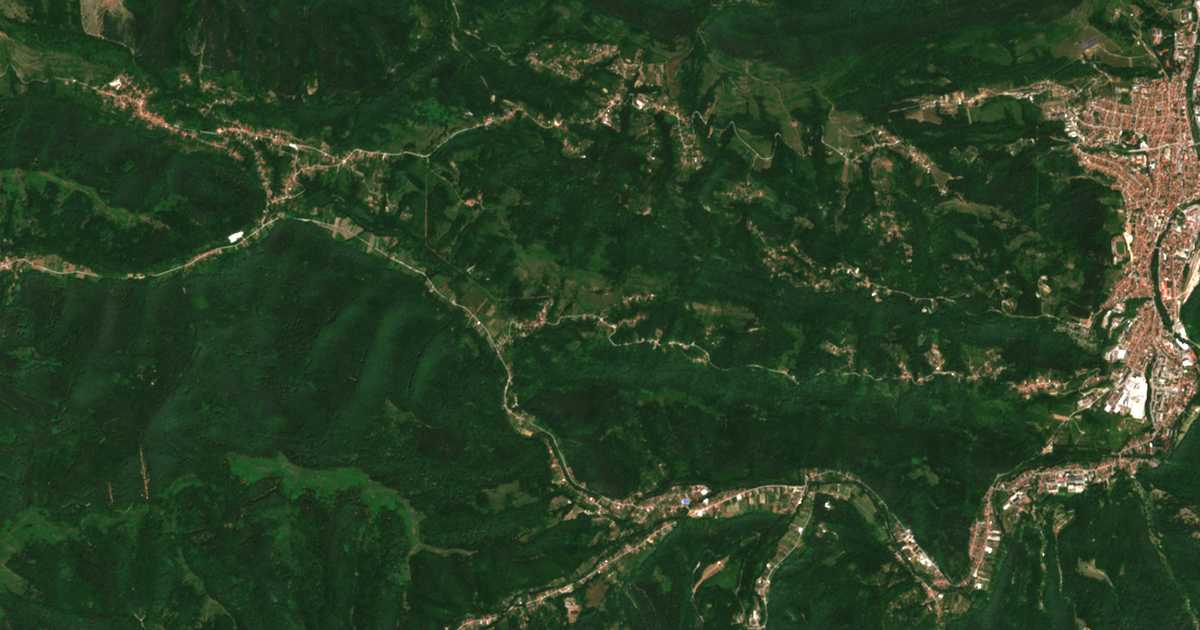 Carte satellite de Gorno Trape