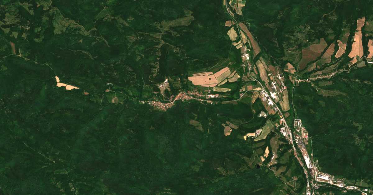 Carte satellite de Kaleitsa