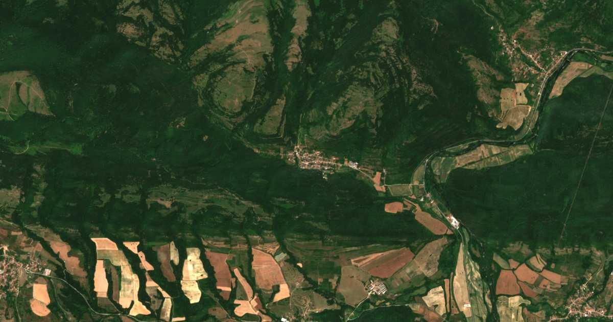 Carte satellite de Lomets
