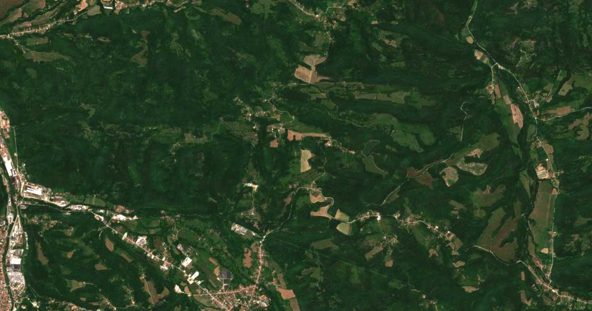 Carte satellite de Patreshko