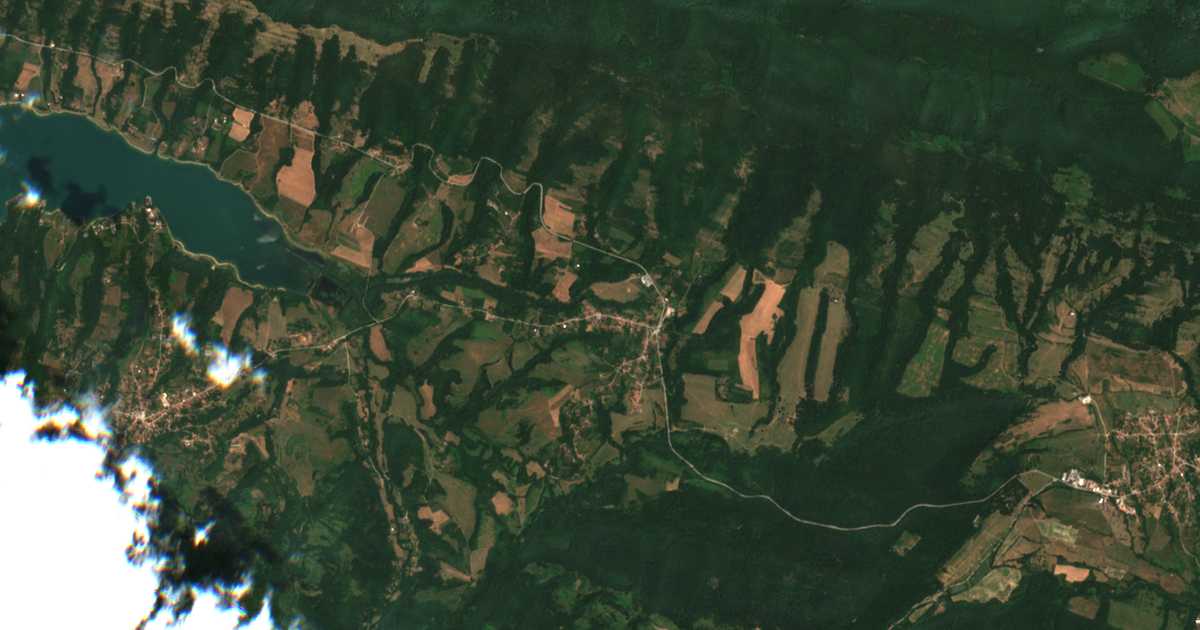 Carte satellite de Staro Selo